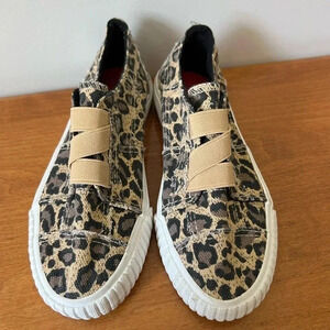 Blowfish Leopard Print Slip On  Shoes | Size 12
